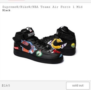 Black Supreme Nba Shoes